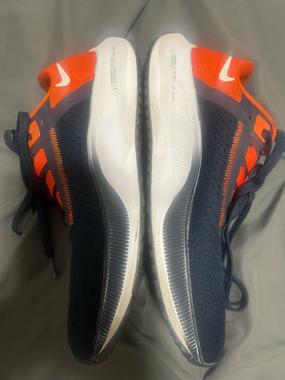Chicago Bears Nike Running Shoes in Navy & Orange